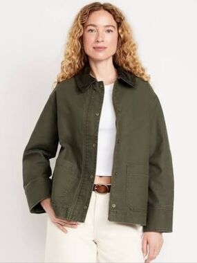 Old Navy Olive Barn Jacket